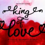 King of Love Font Poster 1
