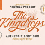 Kingdrops Duo Font Poster 1