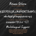 Kirana Delova Font Poster 9