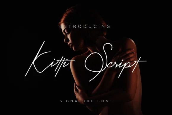 Kitti Script Font Kitti Script Font Poster 1