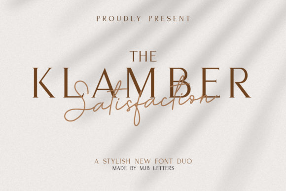 Klamber Satisfaction Font