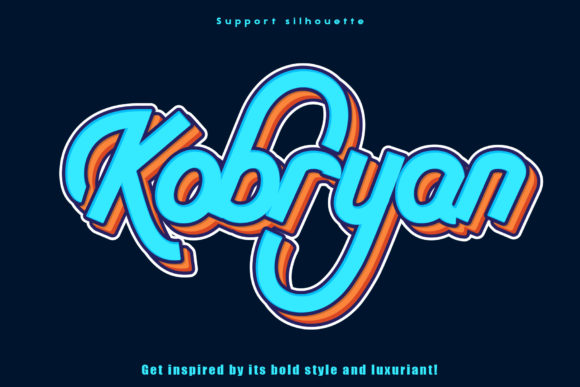 Kobryan Font Poster 1