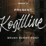 Kogttline Font Poster 1