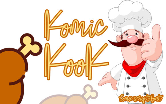 Komic Kook Font Poster 1