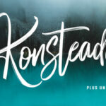 Konsteady Font Poster 1