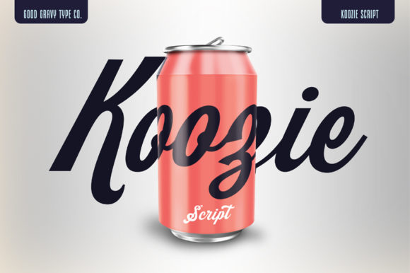 Koozie Font Poster 1