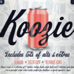 Koozie Font Poster 2