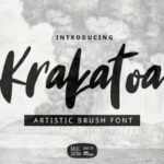 Krakatoa Font Poster 1