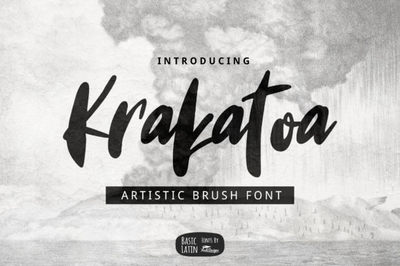 Krakatoa Font Poster 1