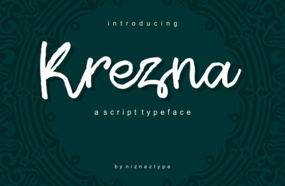 Krezna Font Poster 1