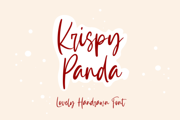 Krispy Panda Font Poster 1