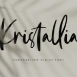 Kristallia Font Poster 1