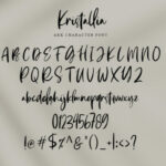 Kristallia Font Poster 6