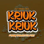 Kriuk Kriuk Font Poster 1