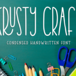 Krusty Craft Font Poster 1
