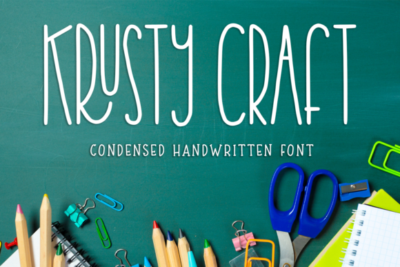 Krusty Craft Font Poster 1