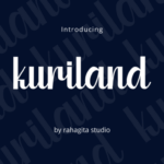 Kuriland Font Poster 1