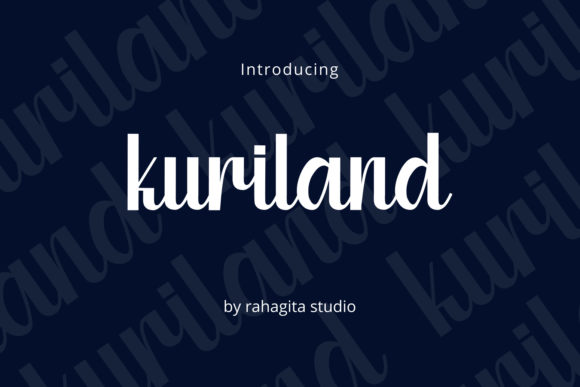 Kuriland Font Poster 1