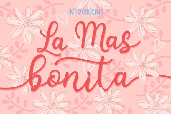 La Mas Bonita Font Poster 1