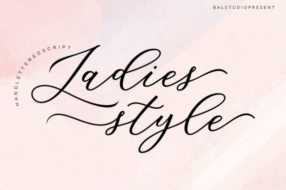 Ladies Style Font Poster 1