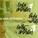 Lady Writer Font Poster 2