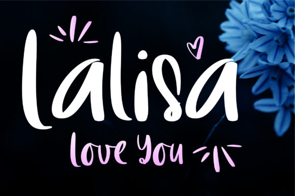 LalisaLoveYou Font Poster 1