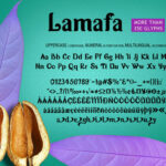 Lamafa Font Poster 5
