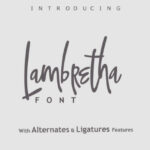 Lambretha Font Poster 1