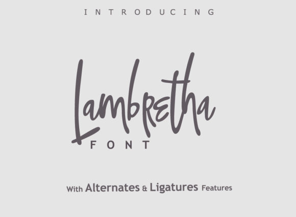 Lambretha Font