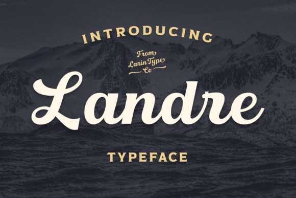 Landre Font Poster 1