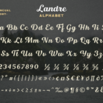 Landre Font Poster 9