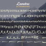 Landre Font Poster 10