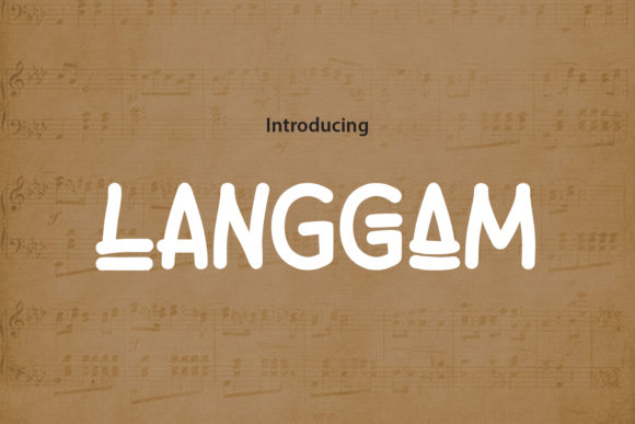 Langgam Font