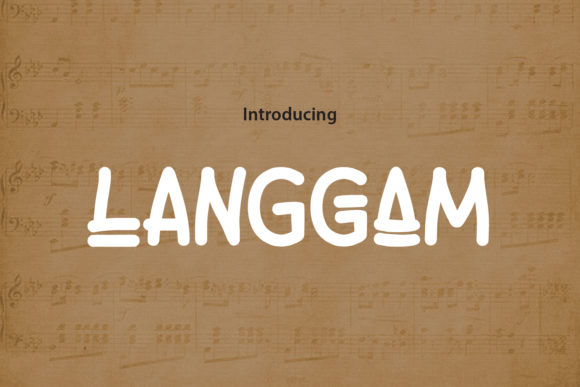 Langgam Font Poster 1