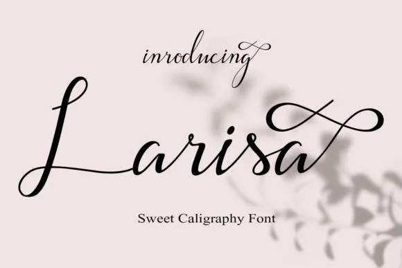 Larisa Font Poster 1