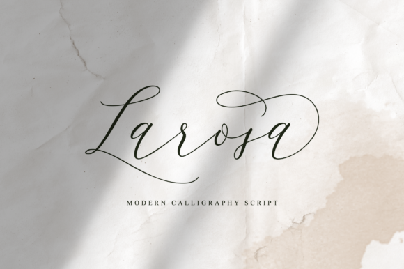 Larosa Font Poster 1