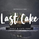 Last Cake Font Poster 1