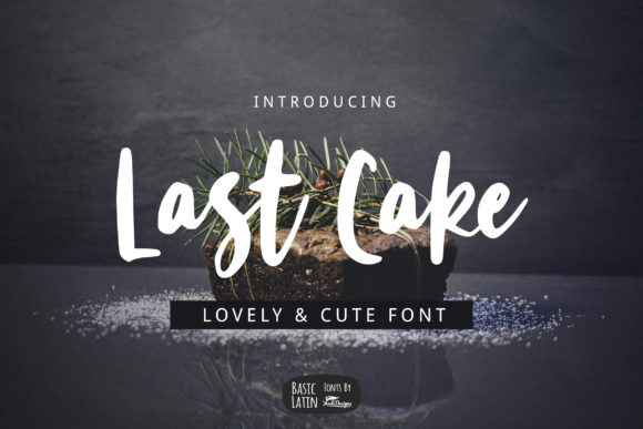Last Cake Font Poster 1