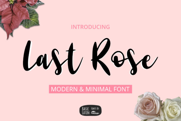 Last Rose Font Poster 1