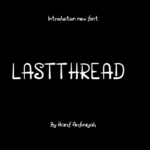 Lastthread Font Poster 1