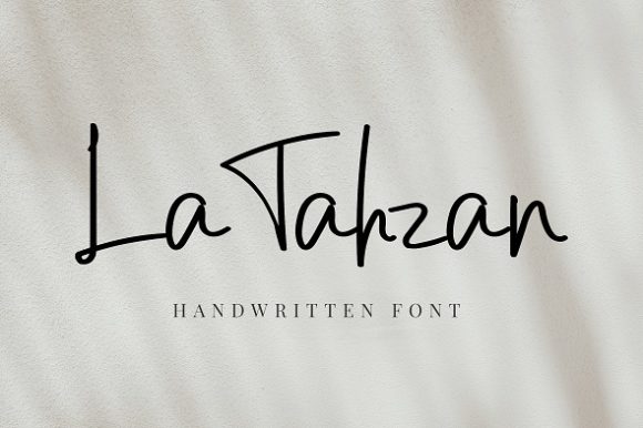 LaTahzan Font Poster 1