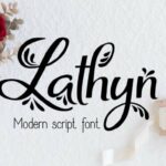 Lathyn Font Poster 1