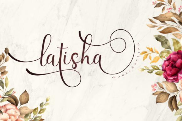 Latisha Font Poster 1