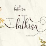 Latisha Font Poster 5