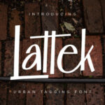 Lattek Font Poster 1