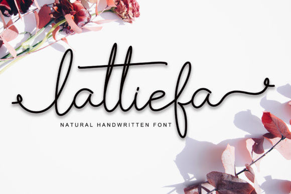 Lattiefa Font Poster 1