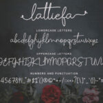 Lattiefa Font Poster 8