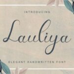 Lauliya Font Poster 1