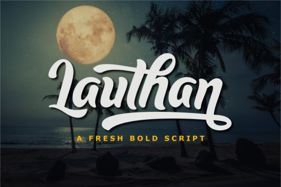 Lauthan Font Poster 1