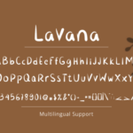 Lavana Font Poster 5